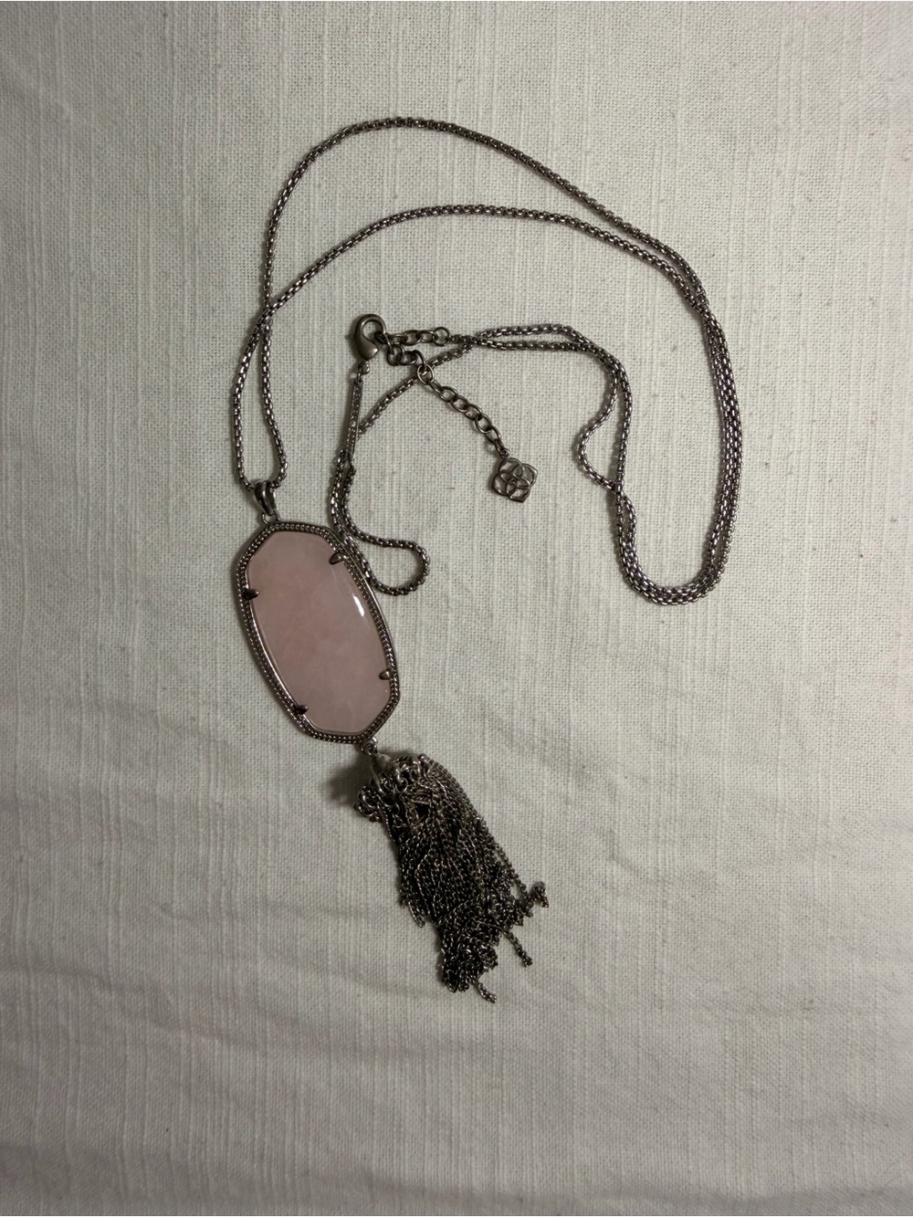 Kendra Scott Rayne Rose Tassel Drop Necklace